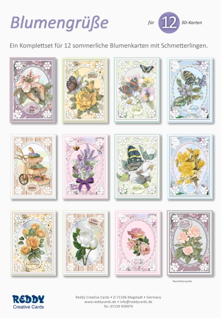 Reddy Cards Bastelset Blumengrüße