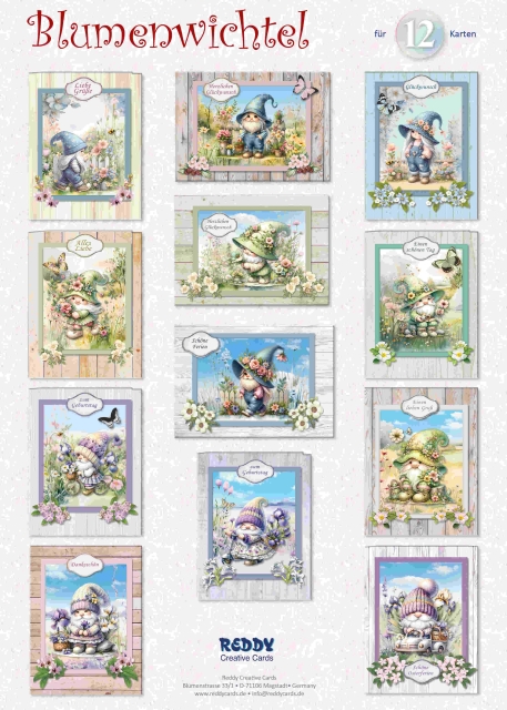 Reddy Cards Bastelset Blumenwichtel
