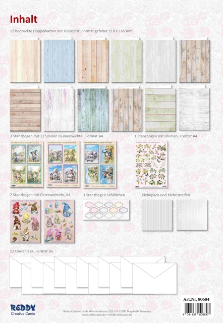 Reddy Cards Bastelset Blumenwichtel