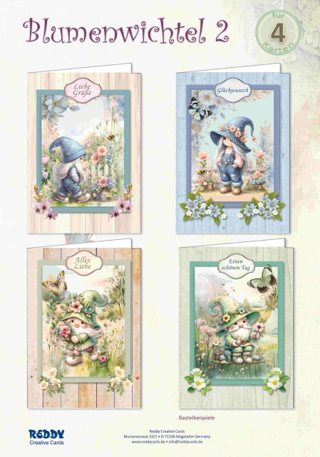 Reddy Cards Bastelset Blumenwichtel 2
