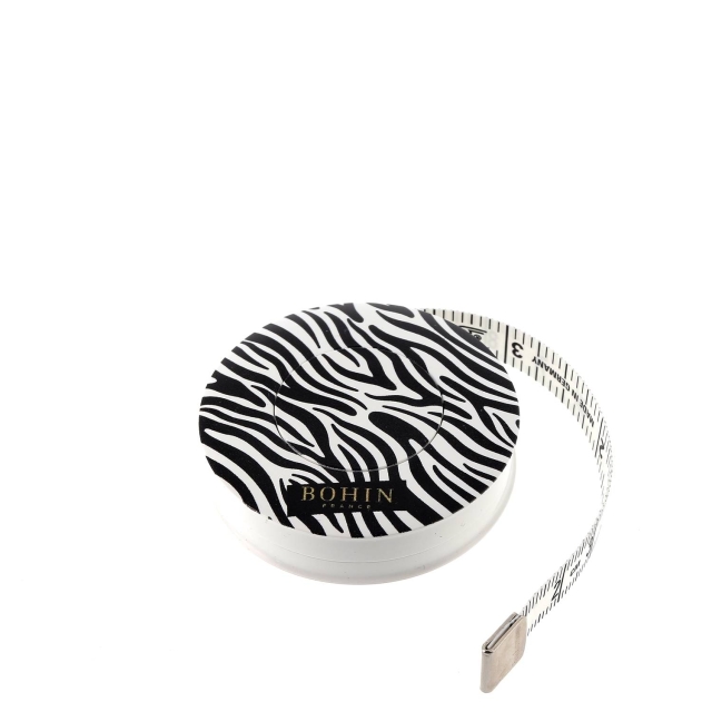 Bohin Rollmaßband Savage 150 cm Zebra