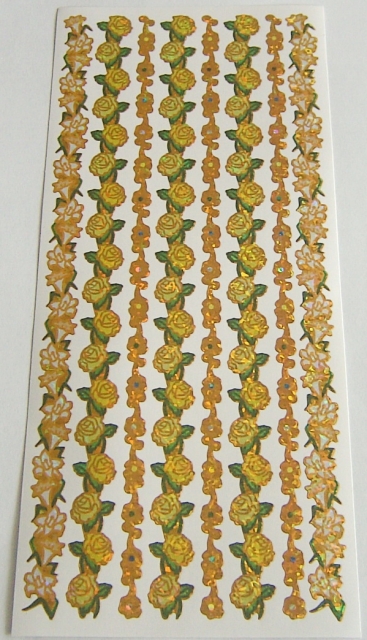 Bordüren Blumen