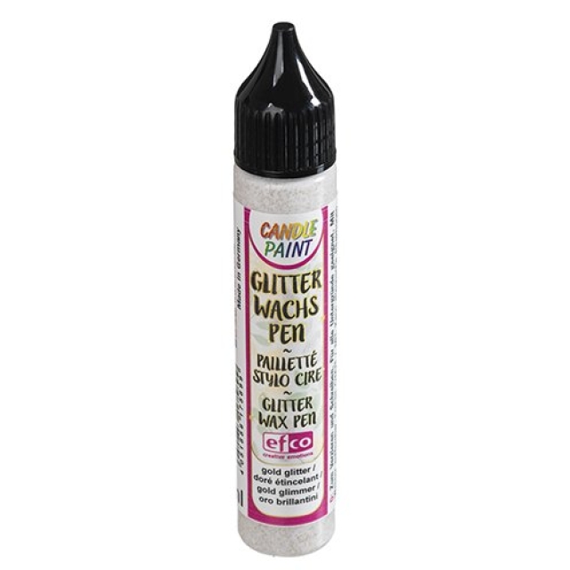 Candle Paint gold Glitter