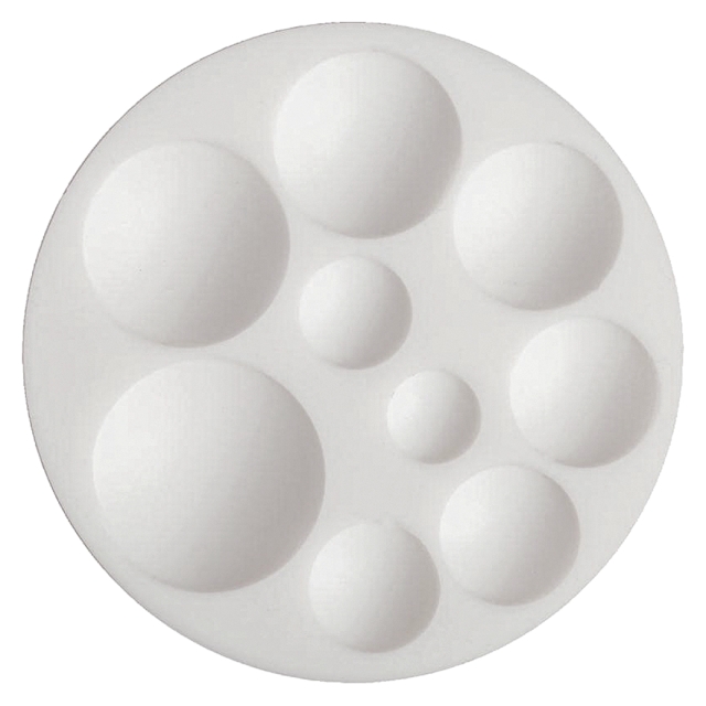 Silikonform runde Cabochons