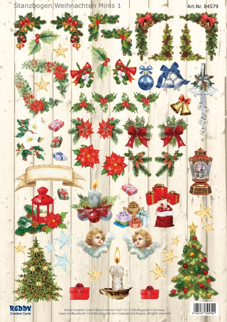 Reddy Cards Stanzbogen Weihnachten 2