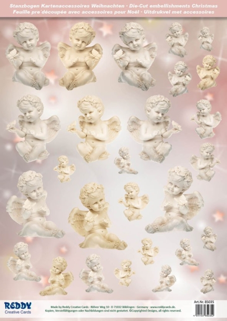 Reddy Cards Stanzbogen Alabaster Engel