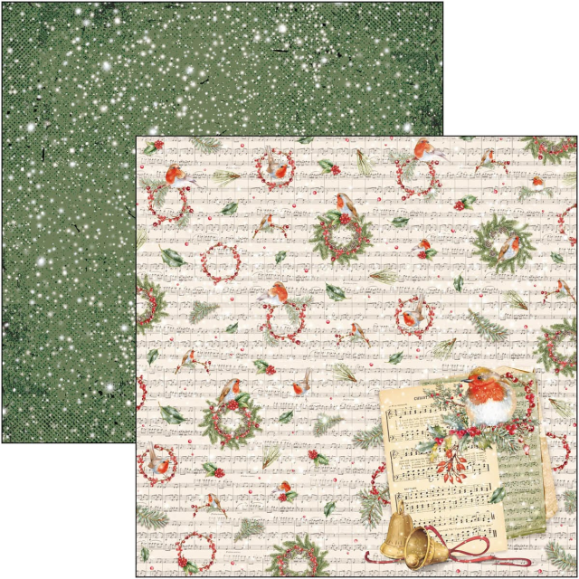 Ciao Bella Paper Pad 8 x 8 Inch Christmas Vibes