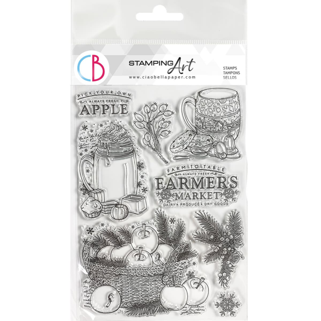 Ciao Bella Clear Stamp Set Pick Your Own Apple