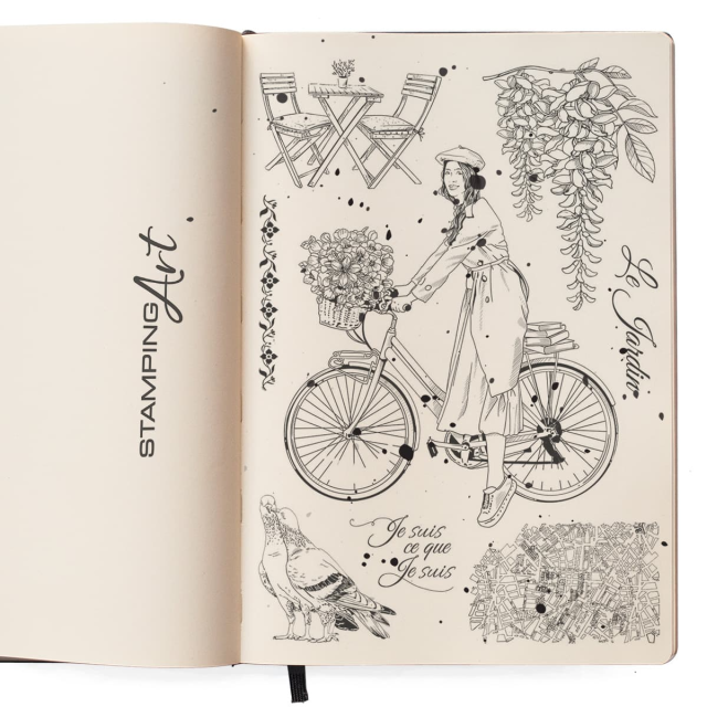 Ciao Bella Clear Stamp Set Je suis ce que je suis