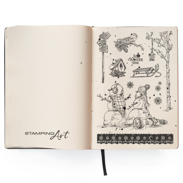 Ciao Bella Stamp Set Stempelset Winter Time
