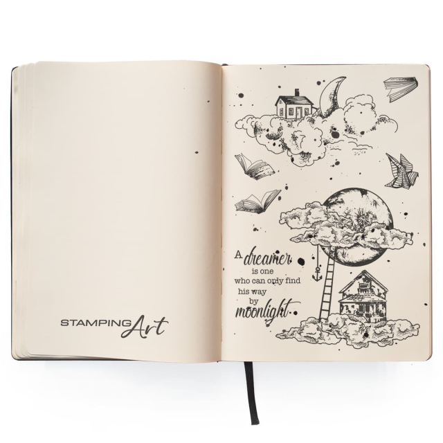 Ciao Bella Stamp Set Stempelset Moonlight