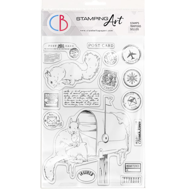 Ciao Bella Stamp Set Stempelset Mail Box