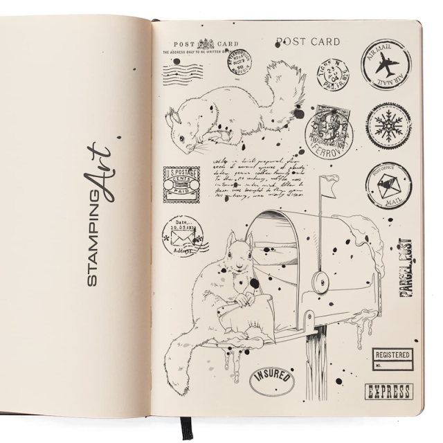 Ciao Bella Stamp Set Stempelset Mail Box