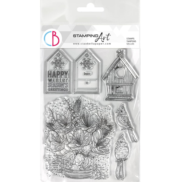 Ciao Bella Stamp Set Stempelset Happy Winter Season
