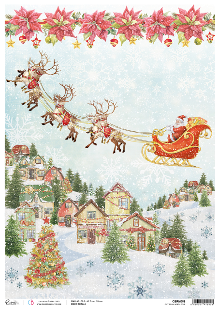 Ciao Bella Rice Paper A3 Gift from North Pole