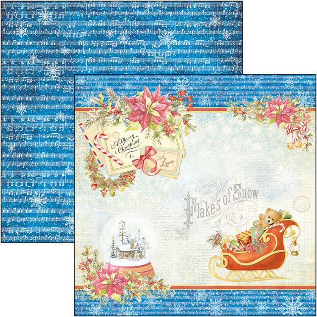 Ciao Bella 8 x 8 Inch Paper Pad Dear Santa
