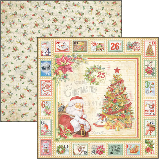 Ciao Bella 8 x 8 Inch Paper Pad Dear Santa