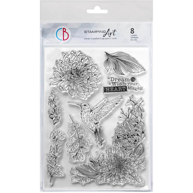 Ciao Bella Clear Stamp Set Transparente Stempel Oniric Desires