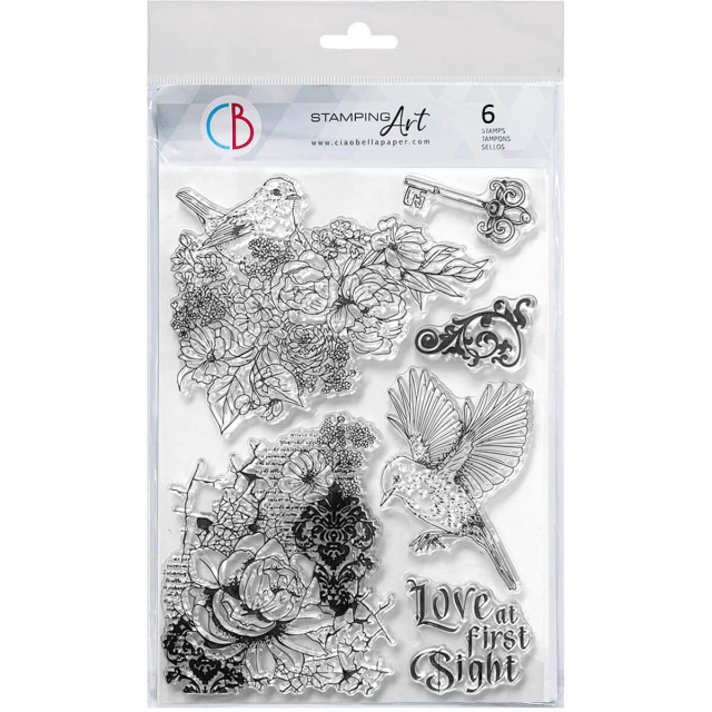 Ciao Bella Clear Stamp Set Transparente Stempel Love at first Sight