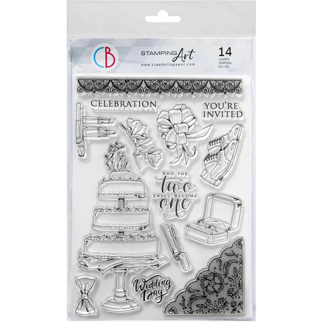 Ciao Bella Clear Stamp Set Transparente Stempel The Wedding Day