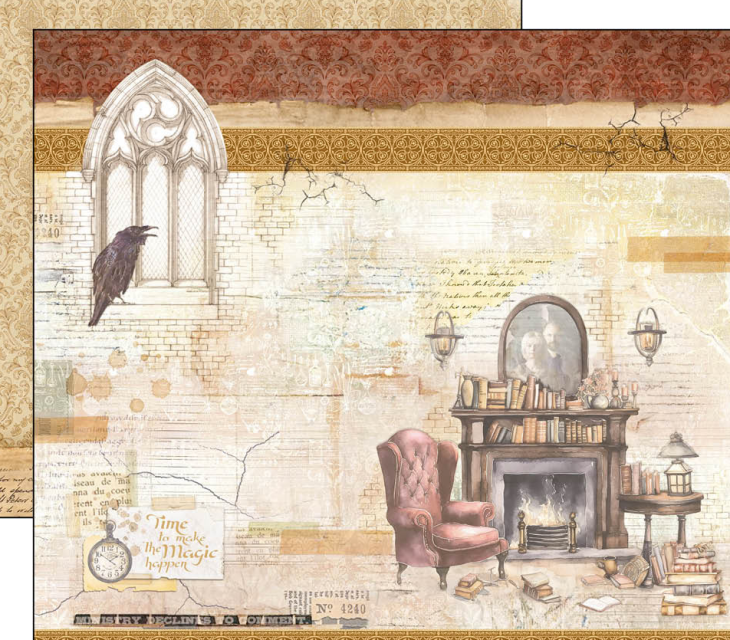 Ciao Bella 8 x 8 Inch Paper Pad Wizard Academy