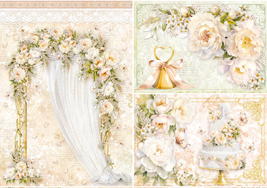 Ciao Bella 8 x 8 Inch Paper Pad Always & Forever