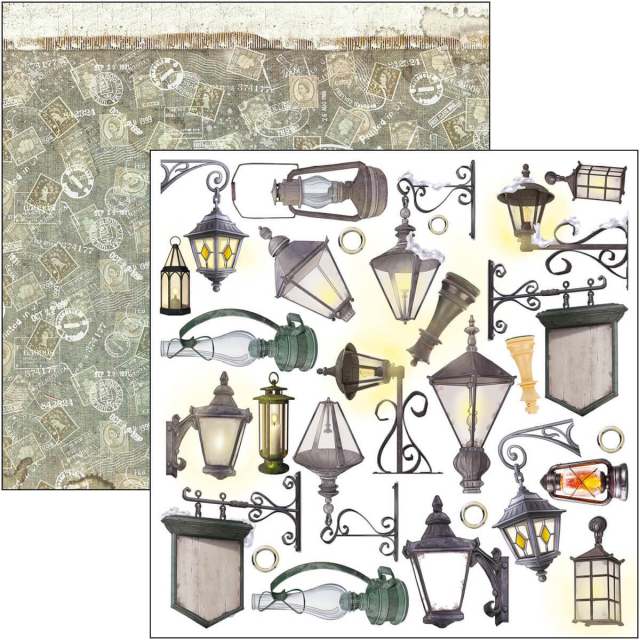 Ciao Bella 6 x 6 Inch Fussy Cut Pad London's Calling