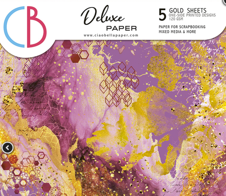 Ciao Bella Gold Paper A4 Deluxe Ethereal