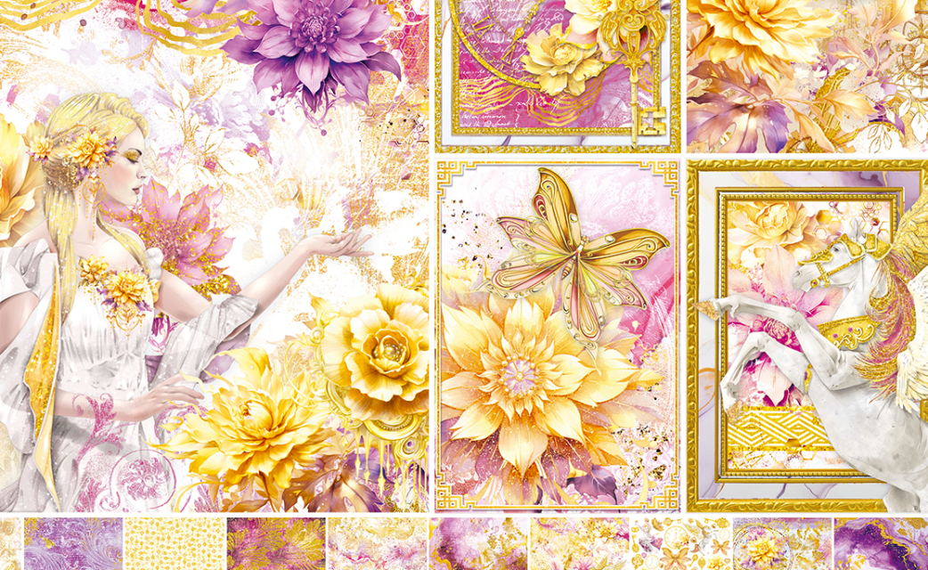 Ciao Bella 12 x 12 Inch Paper Pad Ethereal
