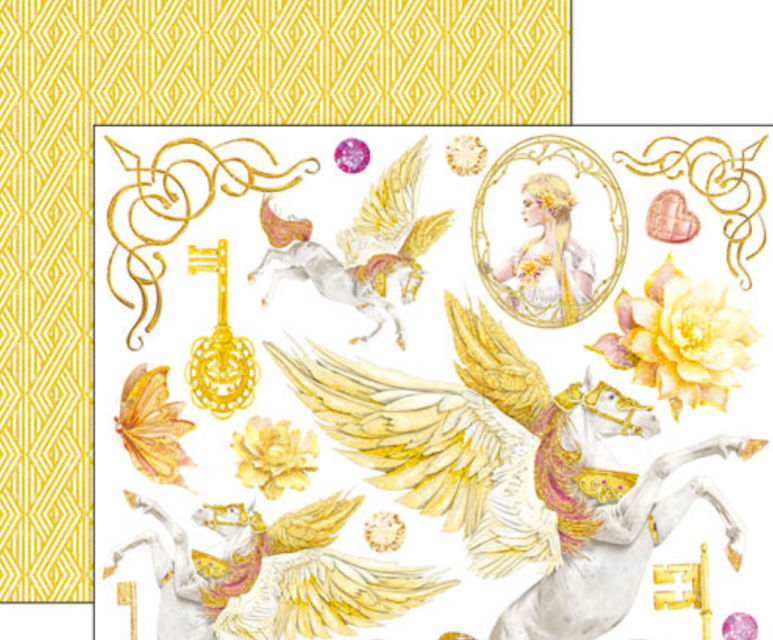 Ciao Bella 6 x 6 Inch Fussy Cut Pad Ethereal