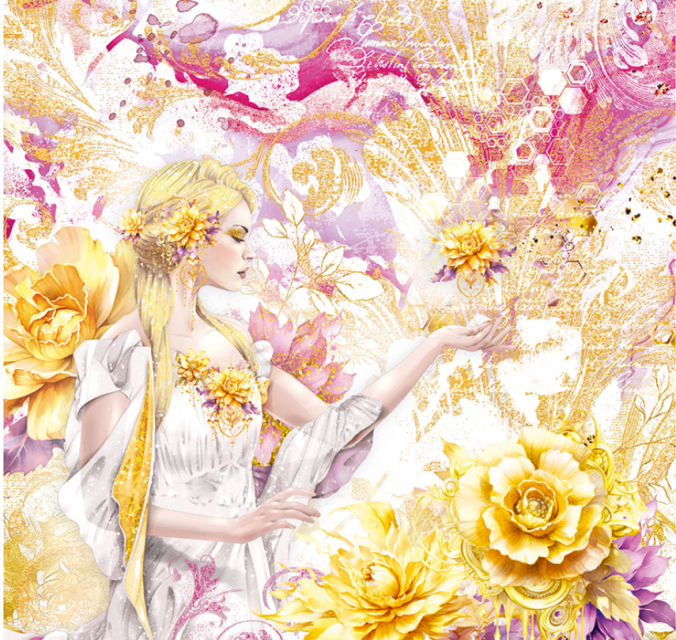 Ciao Bella Reispapier Rice Paper A4 Sparkling Fairy