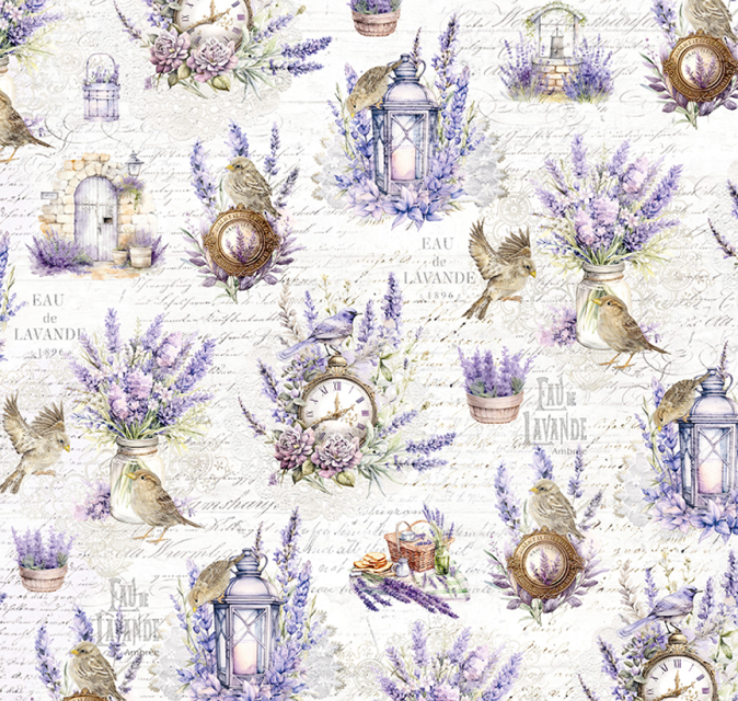 Ciao Bella Rice Paper Reispapier A3 Charming Refuge
