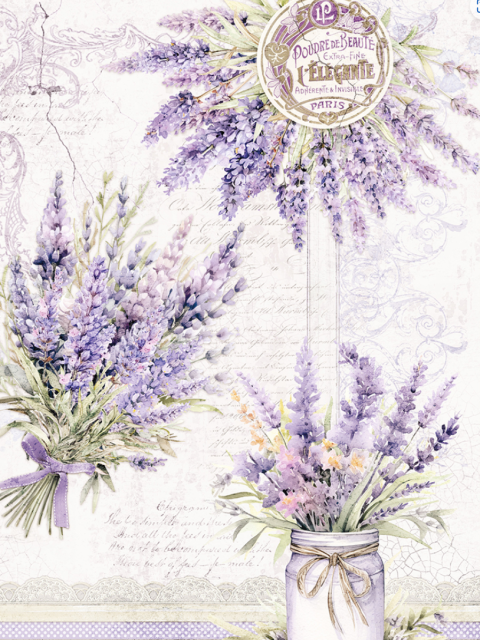 Ciao Bella Reispapier Rice Paper A4 Cottage Romance