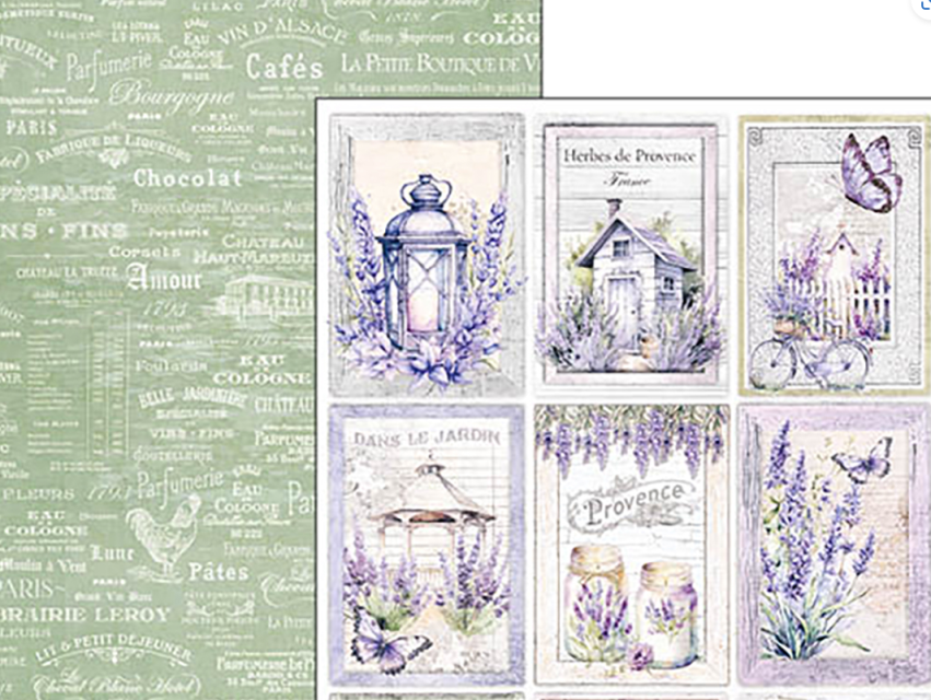 Ciao Bella Creative Pad A4 Morning in Provence