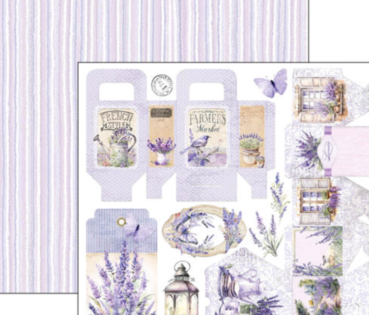 Ciao Bella 12 x 12 Inch Patterns Pad Morning in Provence