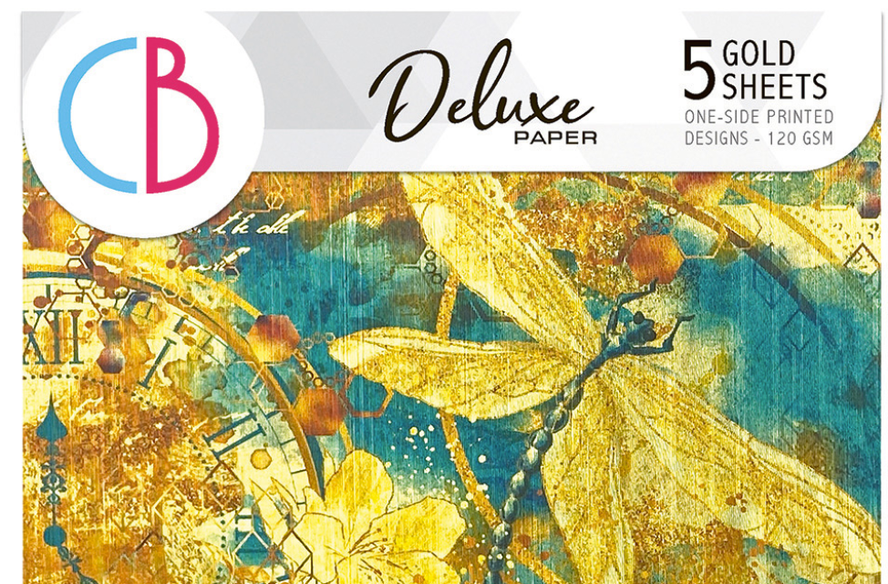 Ciao Bella 6 x 6 Inch Deluxe Paper Gold Indigo