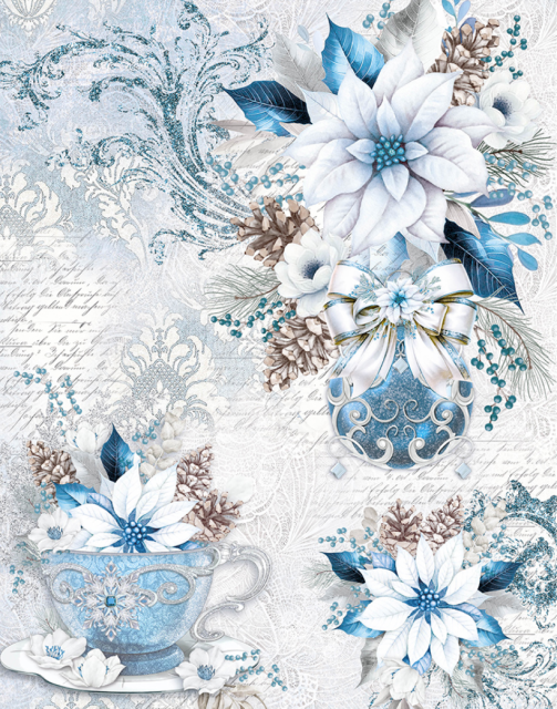 Ciao Bella Reispapier Rice Paper A4 Time for Winter