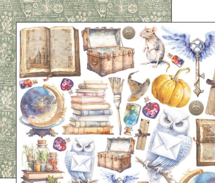 Ciao Bella Wizard Academy Fussy Cut Pad 6 x 6 Inch