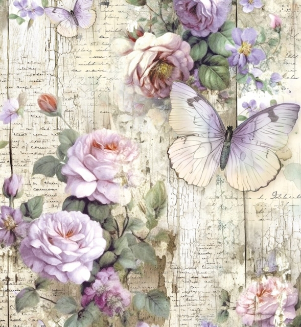 Ciao Bella Tissue Paper A4 Mix Whismical Butterflies