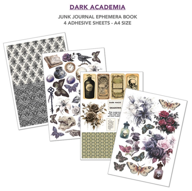 Ciao Bella Paper Ephemera Book A4 Dark Academia