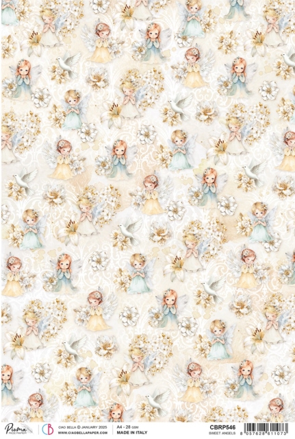 Ciao Bella Paper Rice Paper Reispapier A4 Sweet Angels
