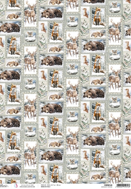 Ciao Bella Rice Paper A3 Snowlight Stories