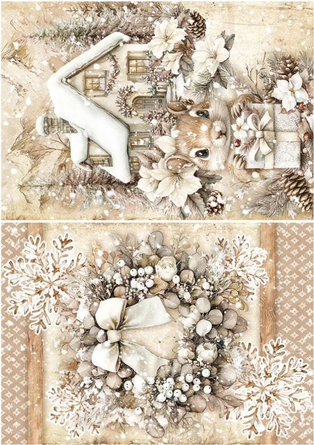 Ciao Bella Paper Rice Paper Reispapier A5 Mixed Winter Season
