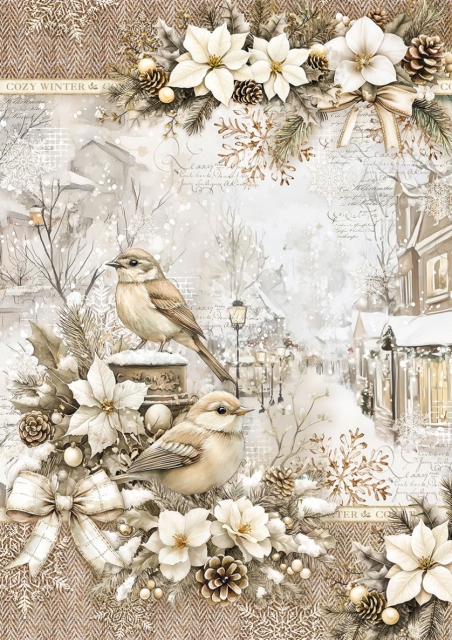 Ciao Bella Paper Rice Paper Reispapier A5 Mixed Winter Season
