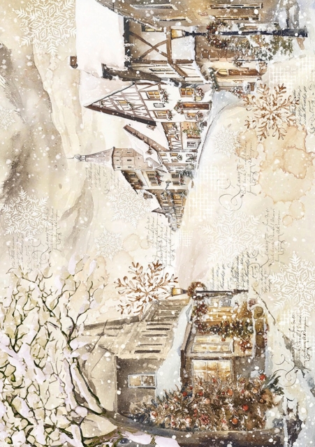 Ciao Bella Paper Rice Paper Reispapier A5 Mixed Winter Season