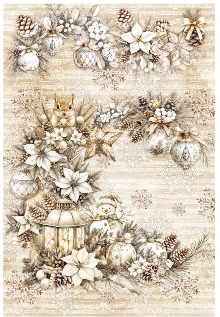 Ciao Bella Paper Rice Paper Reispapier A4 Mixed Winter Season