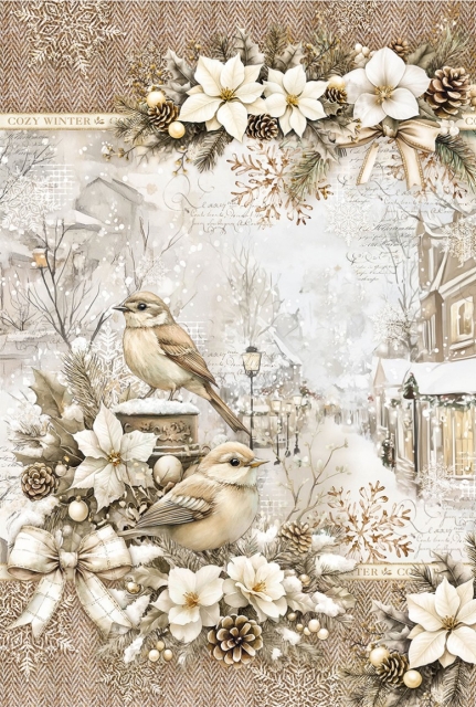 Ciao Bella Paper Rice Paper Reispapier A4 Mixed Winter Season