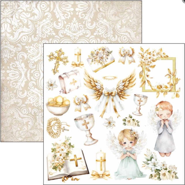 Ciao Bella Paper 6 x 6 Inch Fussy Cut Pad Blessing Day