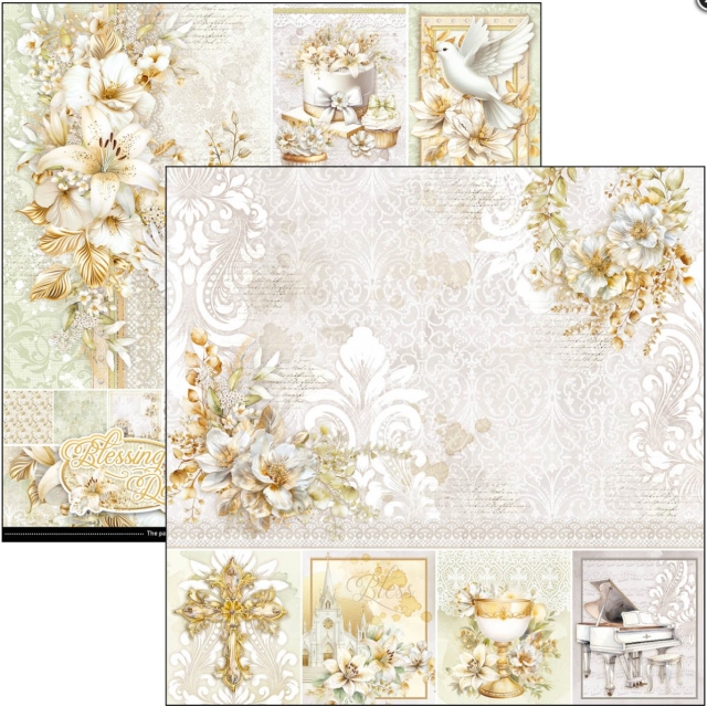Ciao Bella Paper 12 x 12 Inch Paper Pad Blessing Day