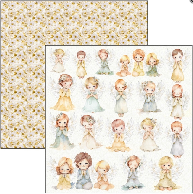 Ciao Bella Paper 12 x 12 Inch Patterns Pad Blessing Day